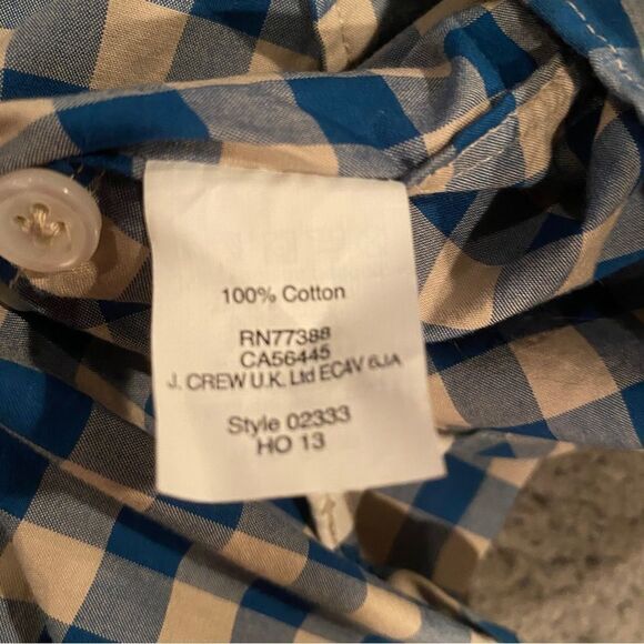 J Crew Plaid X Large Tall Shirt - Picture 13 of 14